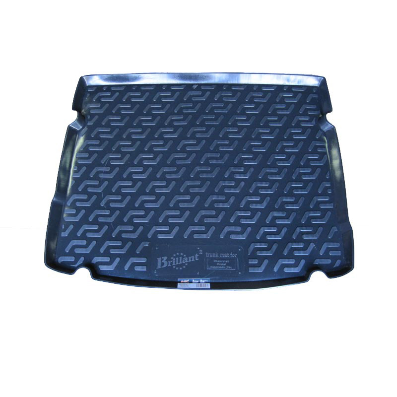 Frontaufnahme einer Kofferraumwanne für Chevrolet Cruze Hatchback.